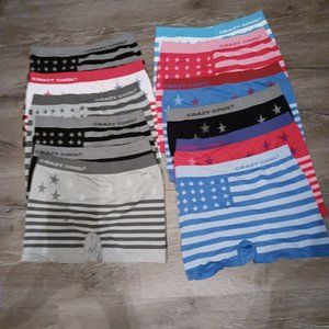 12 Pair Unused Crazy Cool Men's Briefs